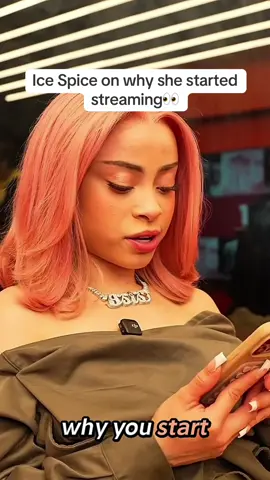 Ice spice on why she started streaming  #icespice#streaming#fyp#viral#clips