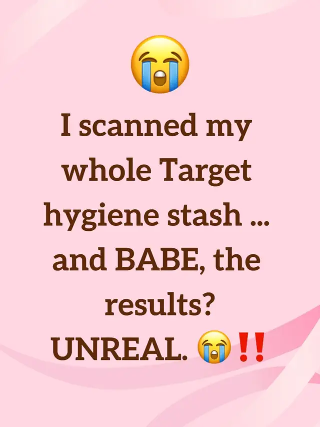 #hygienetok #targetfinds #productscanner #tiktokmademebuyit #hygienecheck 