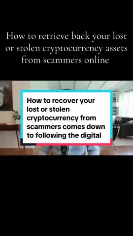 How to recover your lost or stolen cryptocurrency from scammers comes down to following the digital trail. #CryptoRecovery #GerrardTechInvestigations #CryptoScamHelp #WalletTracing #BlockchainExperts