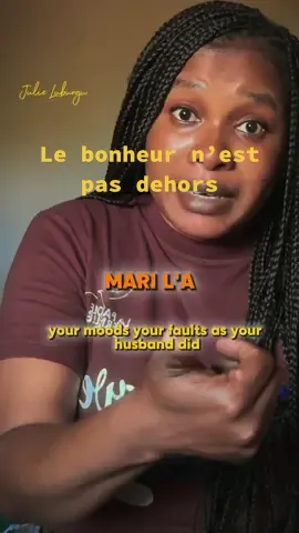 Le bonheur n’est pas dehors Une femme mariée doit protéger son foyer. Le bonheur n’est pas dans la rue, il est dans la stabilité, dans le respect et dans l’homme qui t’a choisi. Reste concentrée sur ton mariage, pas sur les illusions dehors. #femme #mariage #bonheur #respect #foyer