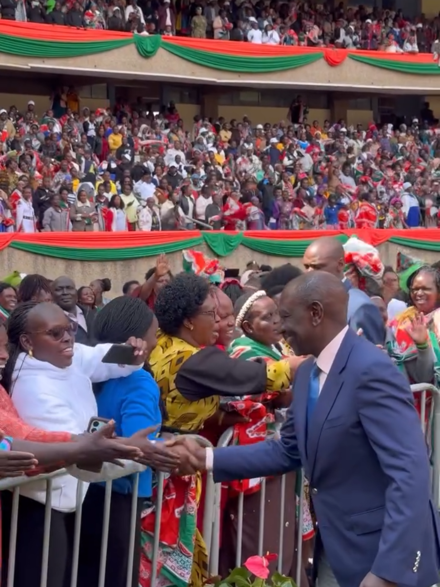 President William Ruto arrives for the Joyful Women 16th Anniversary Thanksgiving Celebrations at Kasarani — energy high, crowd electric! 🔥🇰🇪✨ @State House Kenya @Rachael Ruto  #Ruto  #Kasarani  #presidentruto #kenyantiktok🇰🇪 #creatorsearchinsights 
