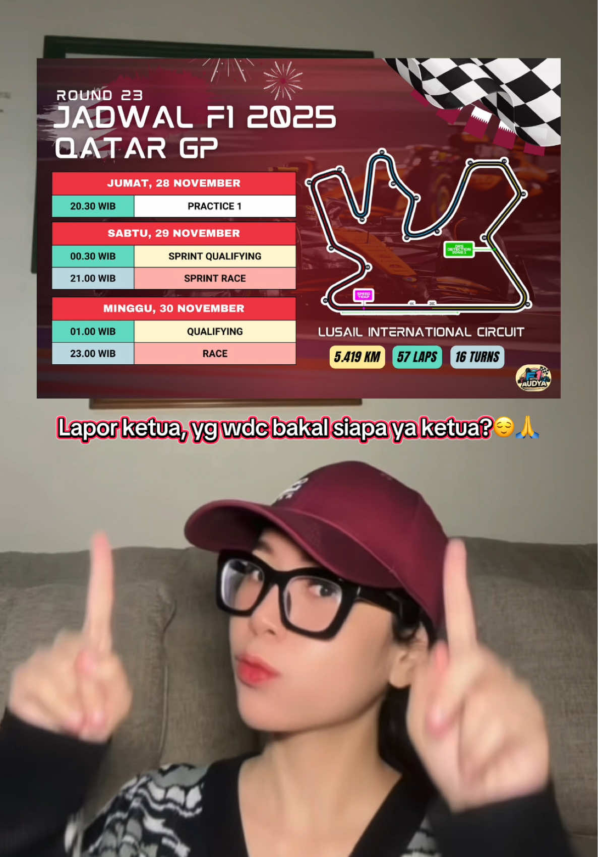 Jadwal Formula 1 Qatar GP🏁 Wdc wdc…… ??? #f1 #formula1 #formulaone #f1indonesia #qatargp 