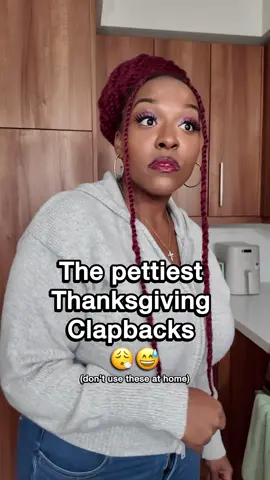 These are the pettiest #thanksgiving #clapbacks I found 😮‍💨 #pettylevels #funny 