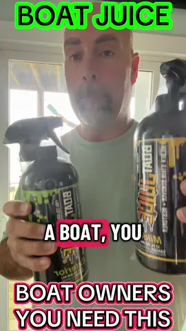 Boat juice is great for cleaning your boat and removing the water stains and mildew! #clean #boat #fyp #tiktokshopblackfriday #tiktokshopcybermonday @Boat Juice 