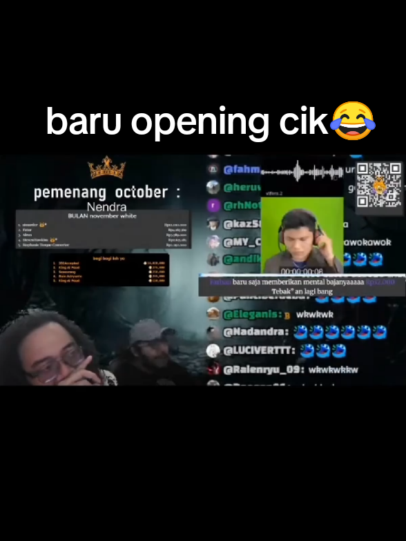 main tebak²an berujung restream🤣@akulahpriyatanpaorangtua #streamerclip #mediashare #rezaauditore #fyp #ladesh 