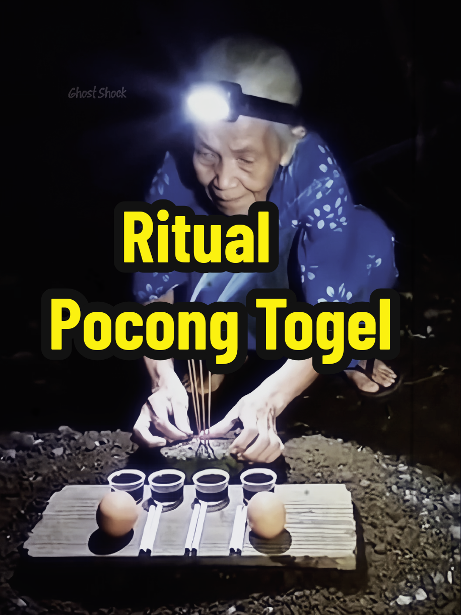 Ritual nekat peluk pocong, nenek dapat 4 angka ! #ritual #peluk  #pocong #horror #viral 