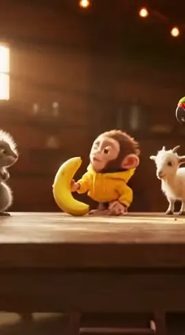 Who ate my banana ? 😂 #sora #ai #sora2 #viralai #monkey 