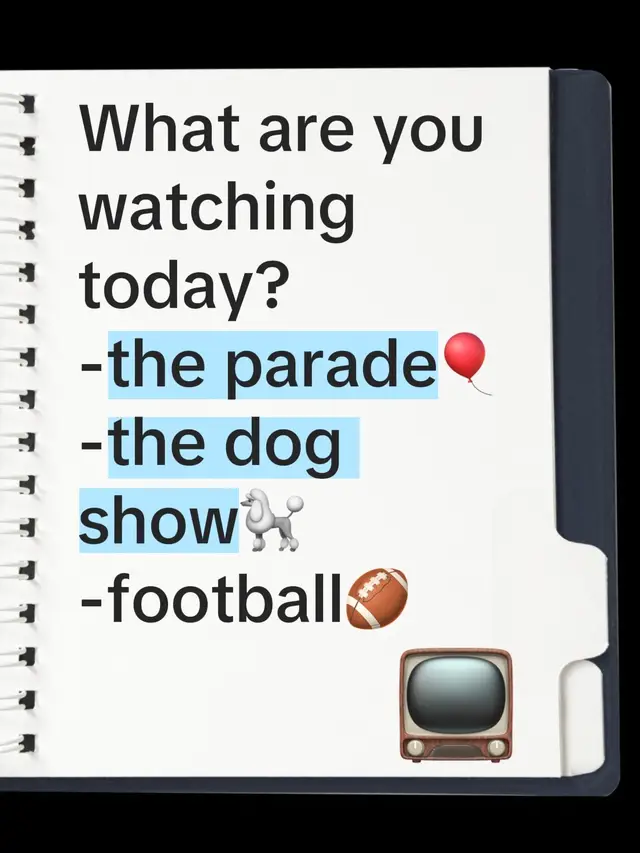 We’re going to try to watch a little of it all! How about you?? #thanksgiving #football #macysthanksgivingdayparade #dogshow 