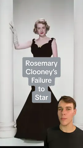 Rosemary Clooney, a failure of the studio star making system, but forever an icon ⭐️  #oldhollywood #hollywoodhistory #filmtok #whitechristmas #christmasmovies 