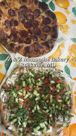 Finally made it over to Z & Z Manoushe Bakery, a family-owned Palestinian/Middle Eastern spot right off 270. So worth the wait. (Obsessed with their employee of the month wall.)  🍽️: Lebanese Bride and Hot Halaby Honey manoushes, hot karak chai  📍: Rockville, Maryland #dmvfoodie #dmvfood #manoushe #maryland #montgomerycounty #food #rockville #bakery 
