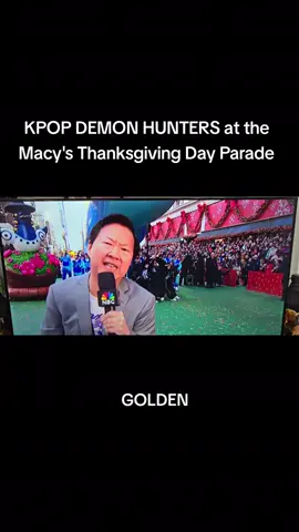 Kpop Demon Hunters performing at the Macy's Thanksgiving Day Parade  #kpop #kpopdemonhunters #macysthanksgivingdayparade 