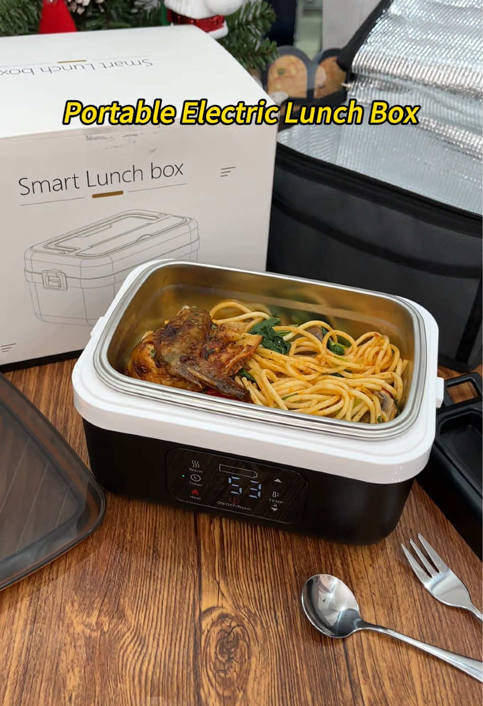 No microwave needed—heat food anytime, anywhere 🔥 Perfect for work, the office, travel, or picnics 🍱 Equipped with digital temperature control, a timer, and an insulated bag to keep your meals fresh. Easy to clean, safe, and practical—enjoy homemade food on the go! This is your ultimate choice for convenient, hot meals wherever life takes you. #electriclunchbox #TikTokShopCreatorPicks #TikTokShopFallDealsForYou #usefulgadgets #hotfood #TikTokShopBlackFriday #TikTokShopCyberMonday #spotlightfinds