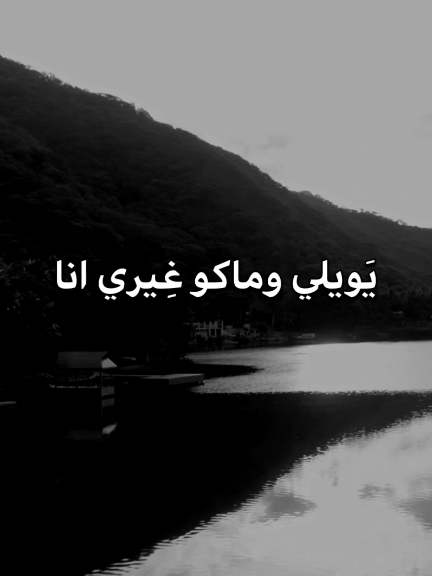 يَويلي وماكو غِيري انا؟ #محمد_باقر_الخاقاني #هارب 