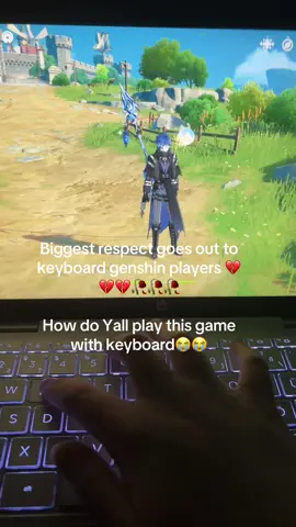 (I do have a mouse I just couldn’t film whilst also holding the mouse)As a PS4 player , I have to switch to laptop due to genshin not begib available anymore on Ps store 🥀 #GenshinImpact #flins #zhongli #ps4 #laptop 