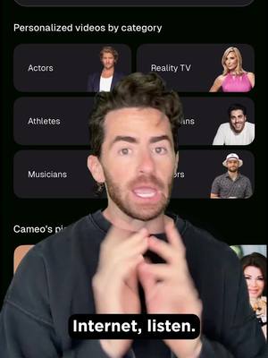 Sleigh the season with the most personal gift around. Get them a Cameo video!