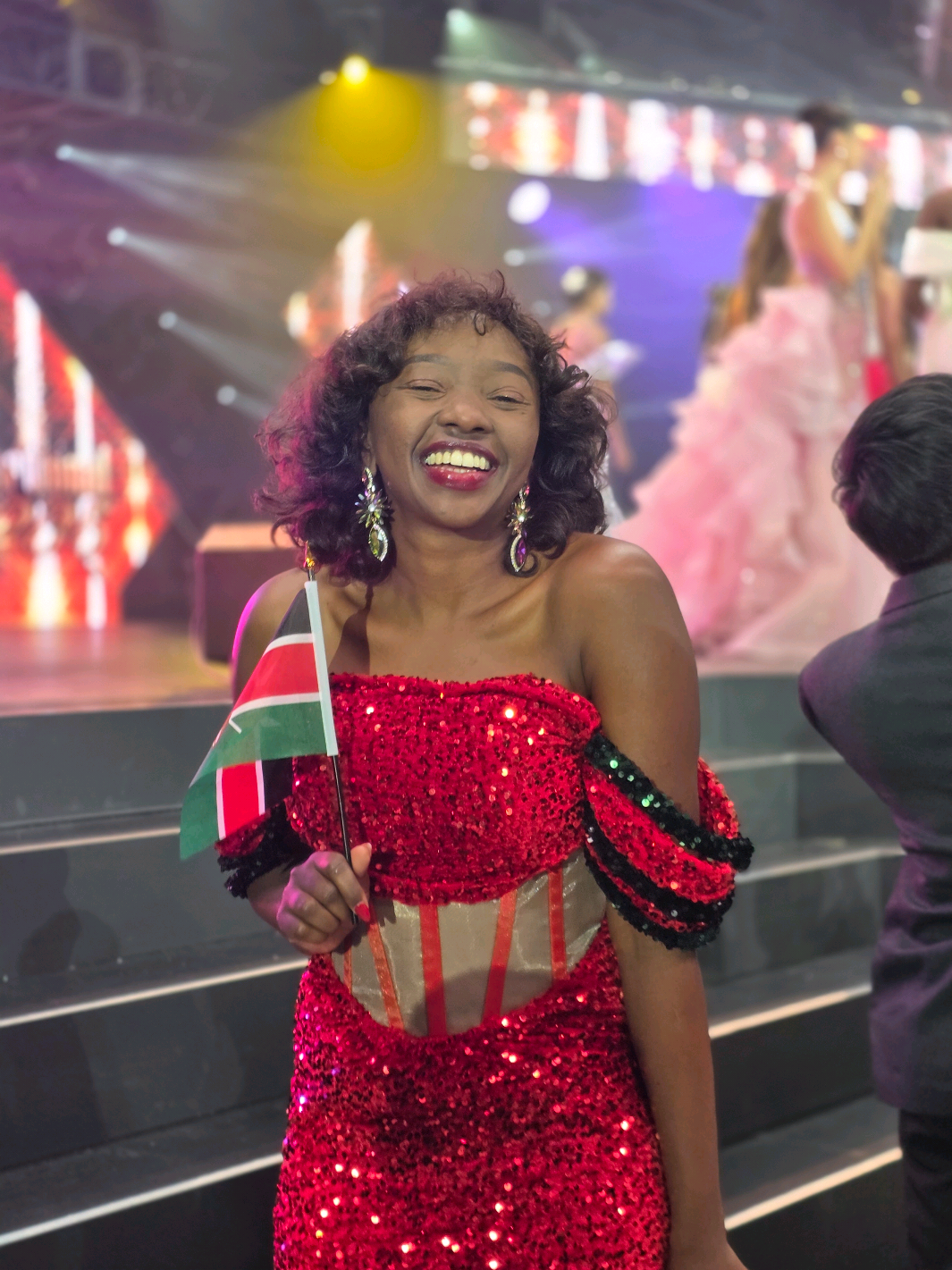 Celebrating the newly crowned Miss Sustainable Beauty 2025 @Noni Kariuki at the @missinternationalofficial 2025 Beauty Pageant