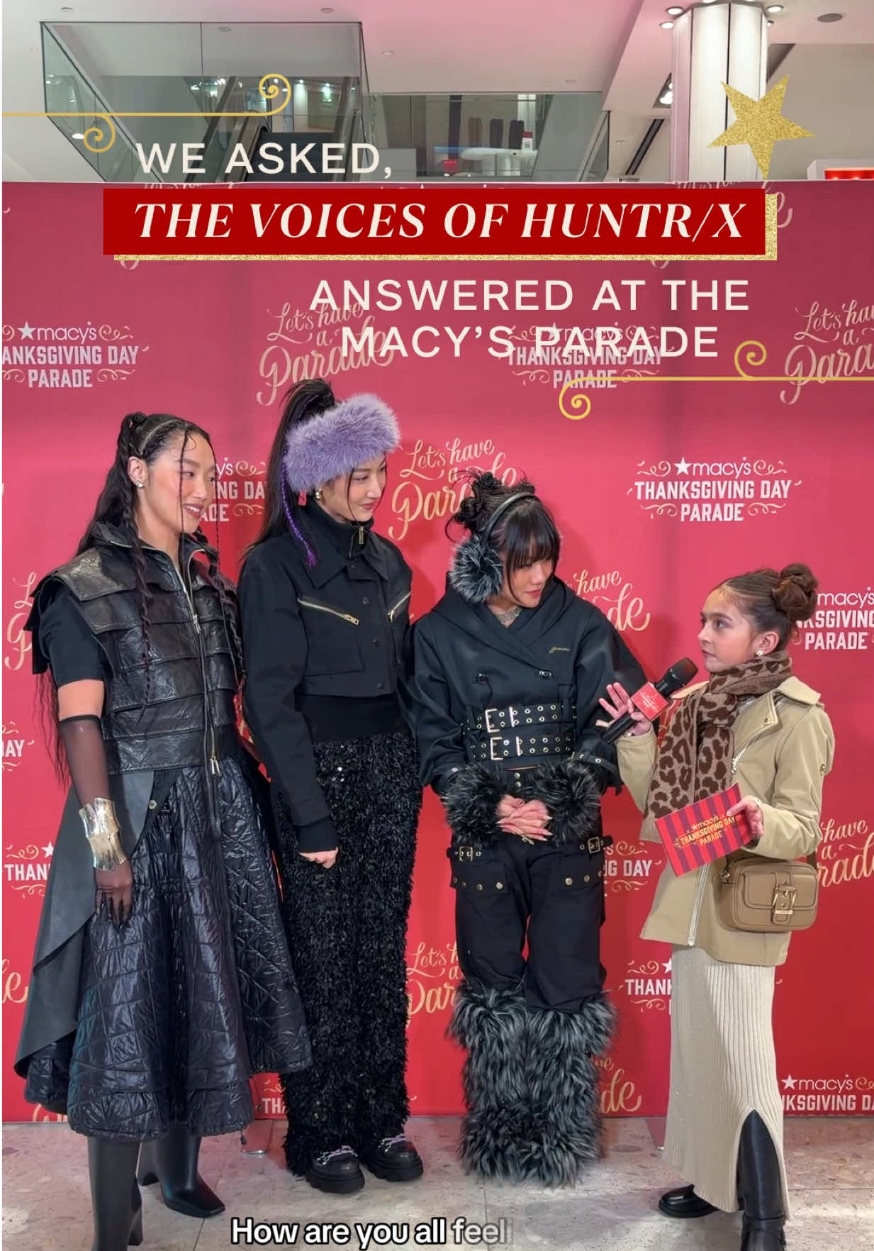 The vibes are going up, up, up at the #MacysParade now that the gang from @KPop Demon Hunters Netflix is here! @BIGGS #ThanksgivingDayParade #kpopdemonhunters