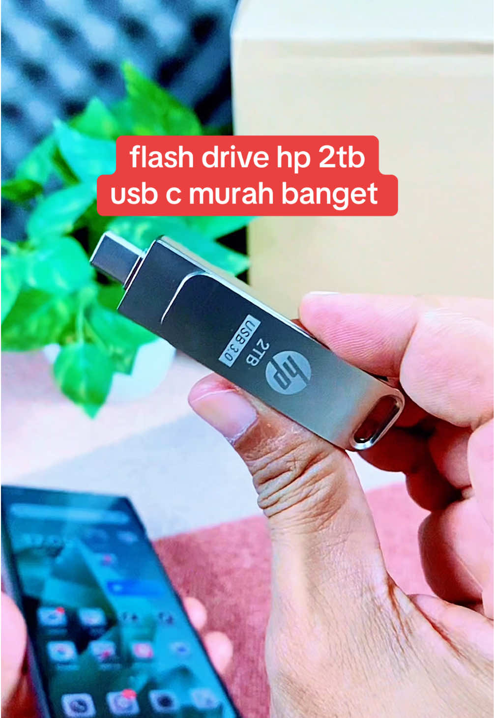 2TB 2in1 USB3.0 flash drive type c #flashdisk 