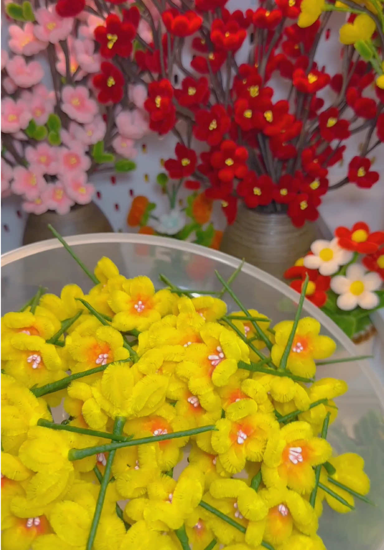 Có mai có quất có đào  #hoachungtet #hoamaikemnhung #hoadaokemnhung #xuhuong 