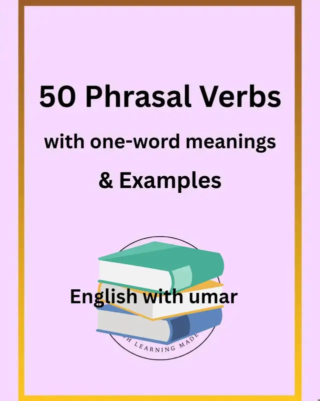 #english  #englishteacher  #words  #phrasalverbs 