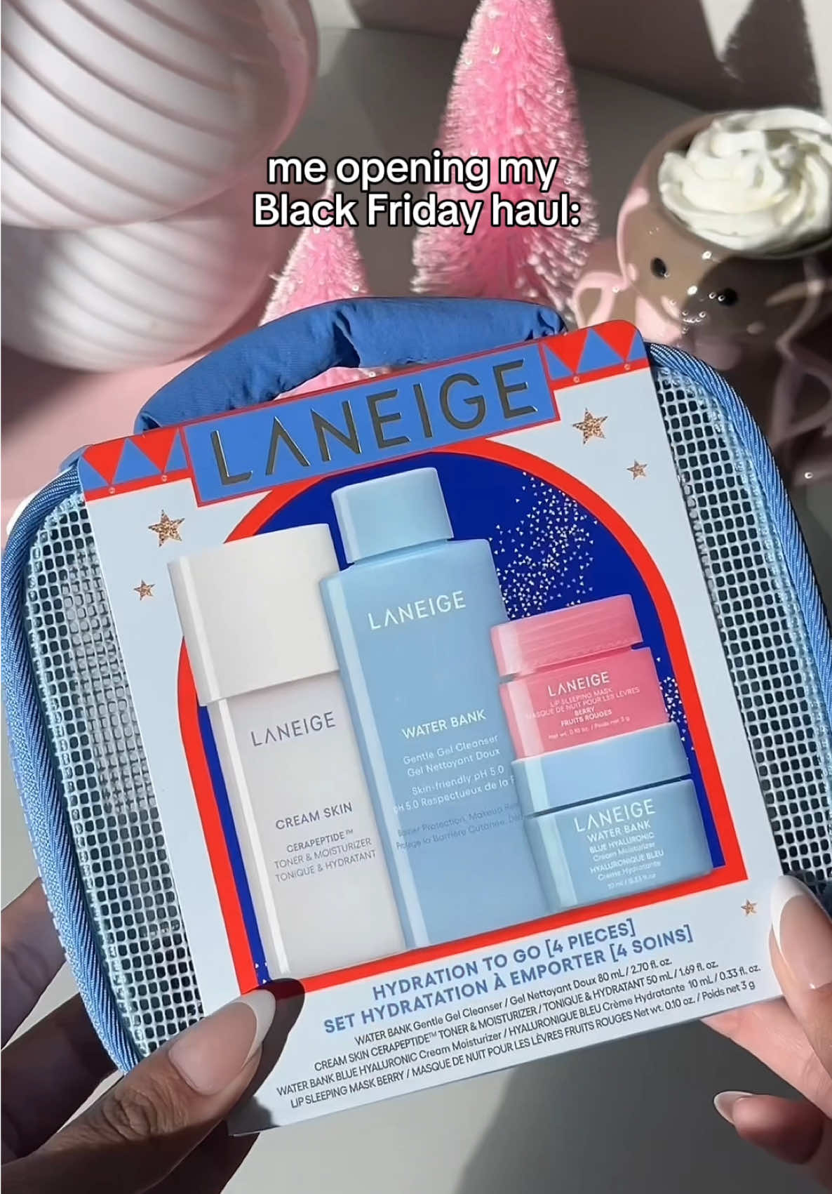 your skincare haul can also sound like that 👀 shop select Laneige products for up to 30% on @Amazon for Black Friday! #amazonprime #blackfridaydeals #laneige #koreanskincare #skincaredeals 