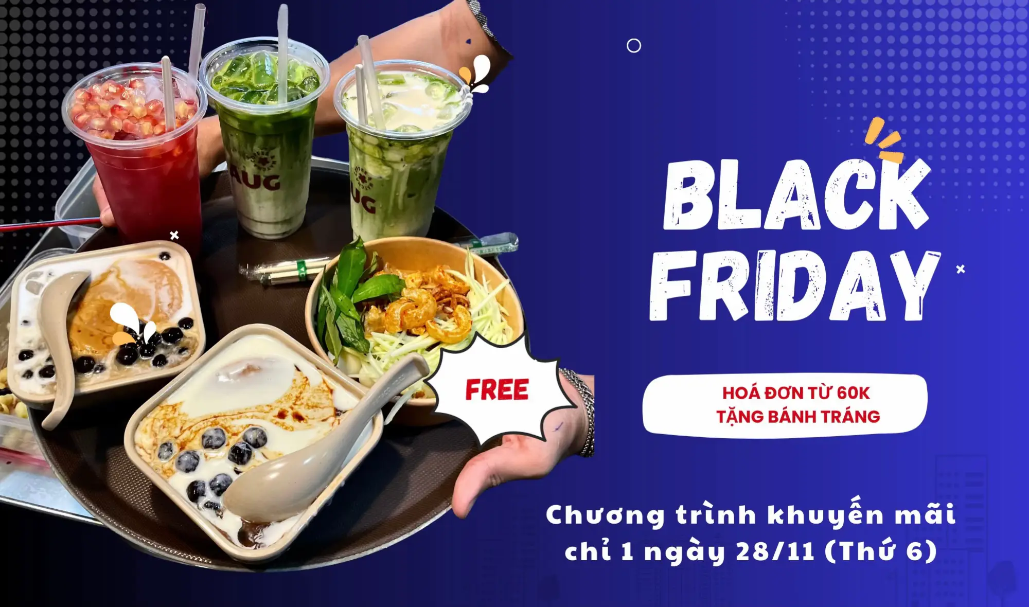 🆘THỨ SÁU - 28/11 🆘 Black Friday mà ở nhà là lỗ! Ghé quán emm làm bill 