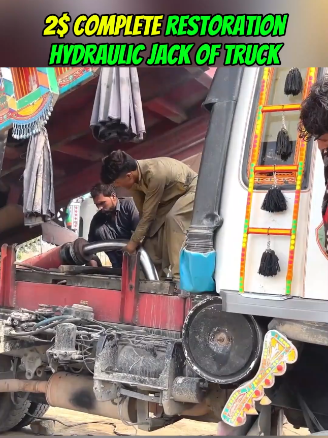 #restoration #hydraulic #jack #truck 