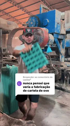 Respondendo a @Løøløø⁹  Fabricação de cartelas para ovos. 🥚  #ovos #proteina #galinha #granja #agro  