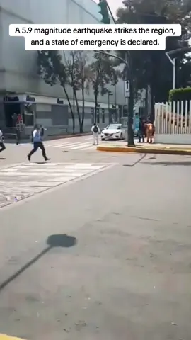 A 5.9 magnitude earthquake strikes the region, and a state of emergency is declared. #earthquake #today  #news #2025 