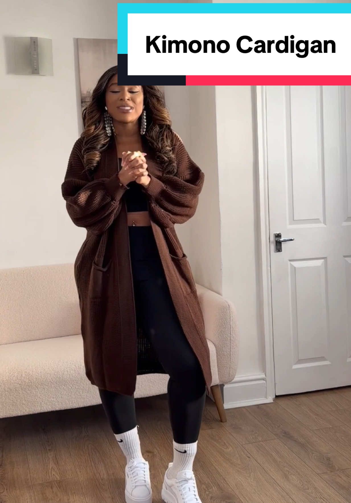 Longsleeve balloon cardigan, casual sweater  #womenjacket #tiktokmademebuyit #fashionfinds #OOTD #cardigan 