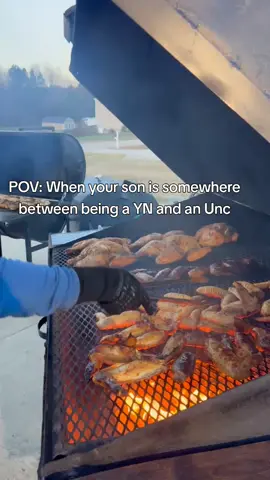 and one thing about it, we love when he pulls out his grills and smoker🔥🔥🔥💪🏾 #grilling #smokemeat #happythanksgiving #smoketurkeywings #fypシ゚viral 