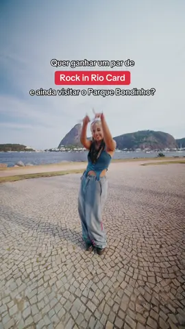 2026 é #AnodeRockinRio e você pode ganhar um par de ingressos para a Cidade do Rock e ainda passear no Parque Bondinho. Saiba como no vídeo!​ #Desafio #FestivalnoTiktok #RockinRio2026 ​