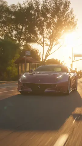 chasing sunsets #fyp #ferrari #viral 