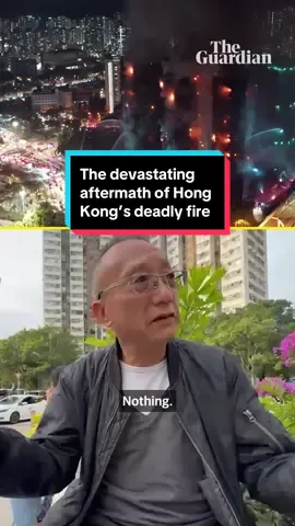 “The community is reeling, and some are angry: police suspect the fire was caused by “grossly negligent” action,” reports our correspondent Helen Davidson, who has speaking to devastated residents at the Wang Fuk Court residential estate in Hong Kong’s Tai Po district. Police have alleged unsafe scaffolding and foam materials used during maintenance work may have been behind the rapid spread of a devastating fire at a group of residential tower blocks that has killed at least 75 people and left more than 250 missing. There have been long-running complaints about the renovation, including allegations the alarms were switched off months ago by construction workers, and that workers smoked on site. Police have suggested that the fire may have spread because the buildings were sheathed in bamboo scaffolding, a traditional building material that the authorities have been phasing out for safety reasons. Officials said they will also look at materials used in the buildings’ exterior they say may have contributed. A taskforce has been set up to investigate the cause of the fire. More than 900 people have been evacuated to temporary shelters as the rescue work continues. To read what we know so far tap the link in bio.