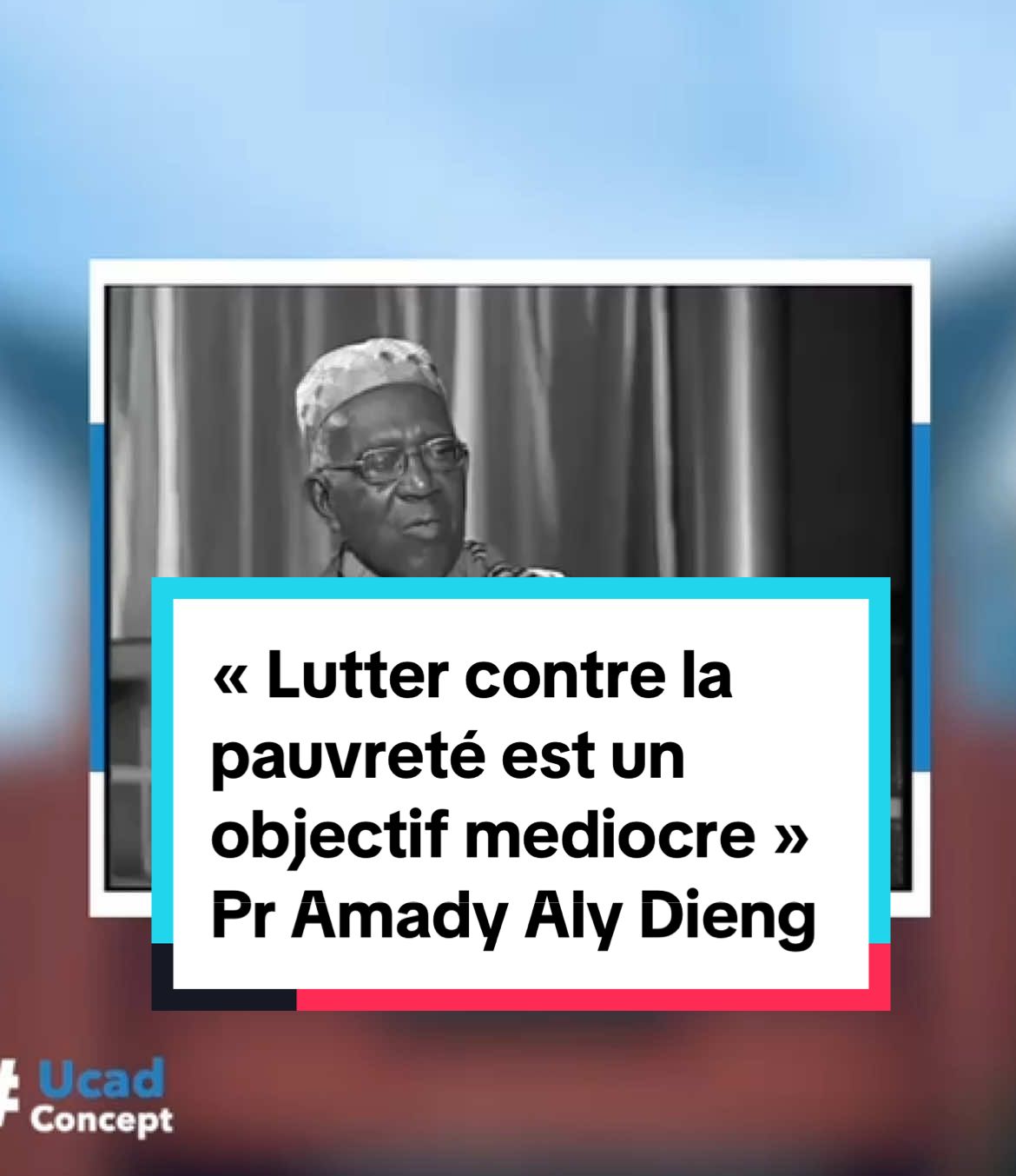 Lutter contre la pauvreté ? Les tirailleurs sénégalais ? La critique ? #ucadconcept #kebetu #compublique #ucad #ceddo221 