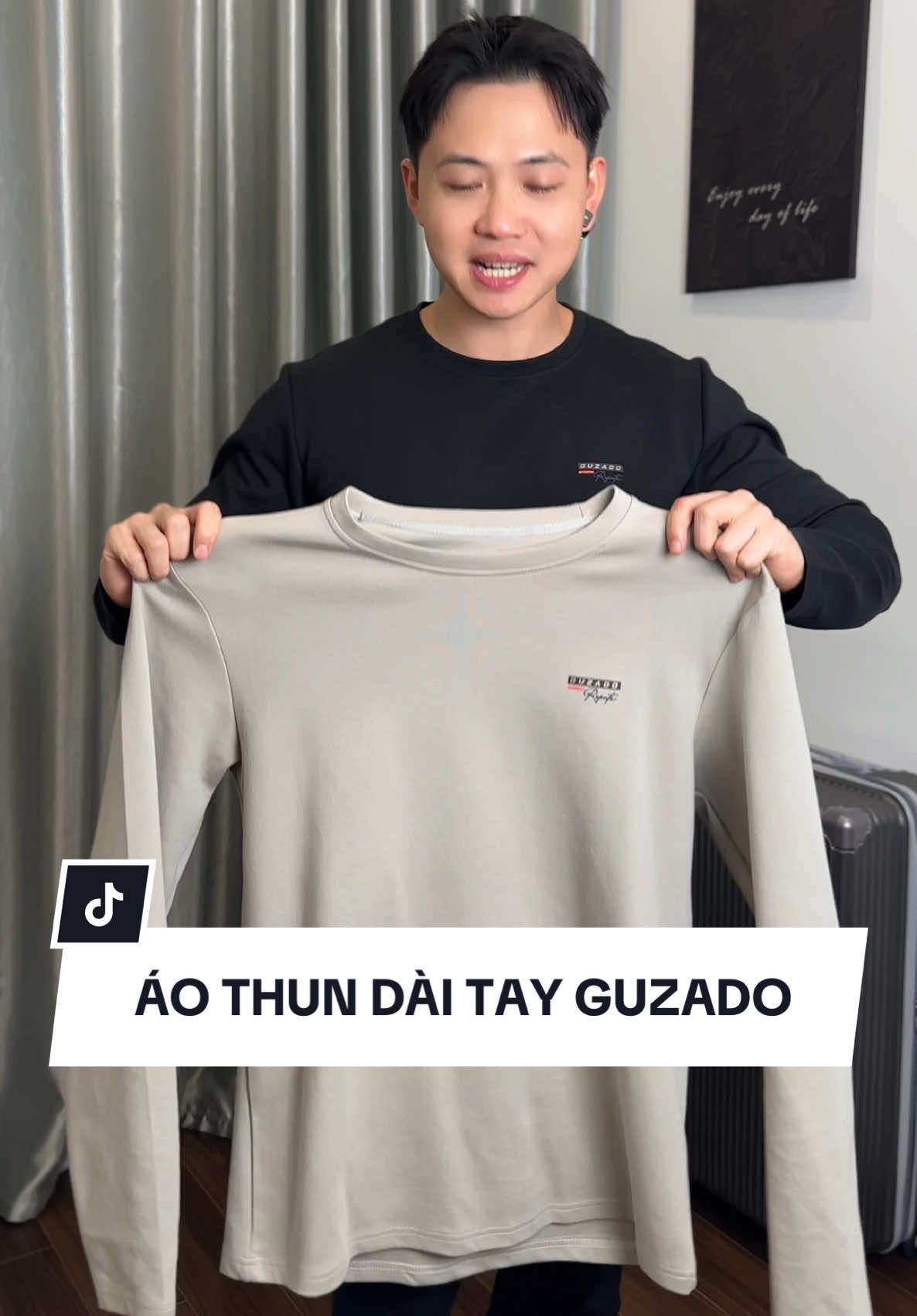 Áo thun dài tay giữ nhiệt cotton GUZADO  #guzado #aothunnam #aothungiunhiet #aothundaitay #aogiunhietnam 