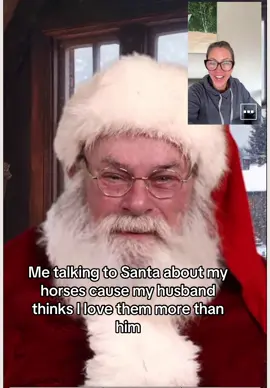 Tavus AI lets you and your kids chat with Santa! For all the horse families who get it and the husbands who still love us and our horses💕🐴. #holidayspirit #horsegirls #creatorlife #horselove #ilovehorses 
