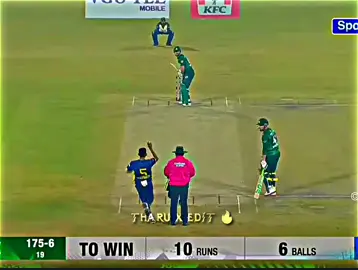 Sl Vs Pak Last Over Drama 👀🥶🥵..! #fyp #foryoupage #trending #creatorsearchinsight #tharuxedit 