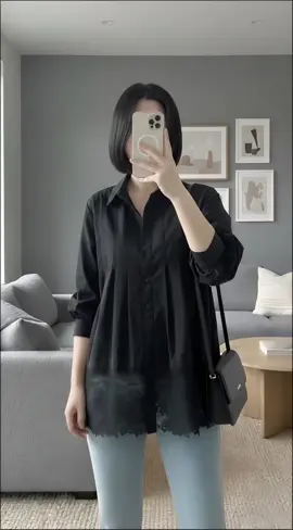 Kemeja Basic Renda Atasan Blouse #kemejawanita #blousewanita #outfit #kemejapremium 