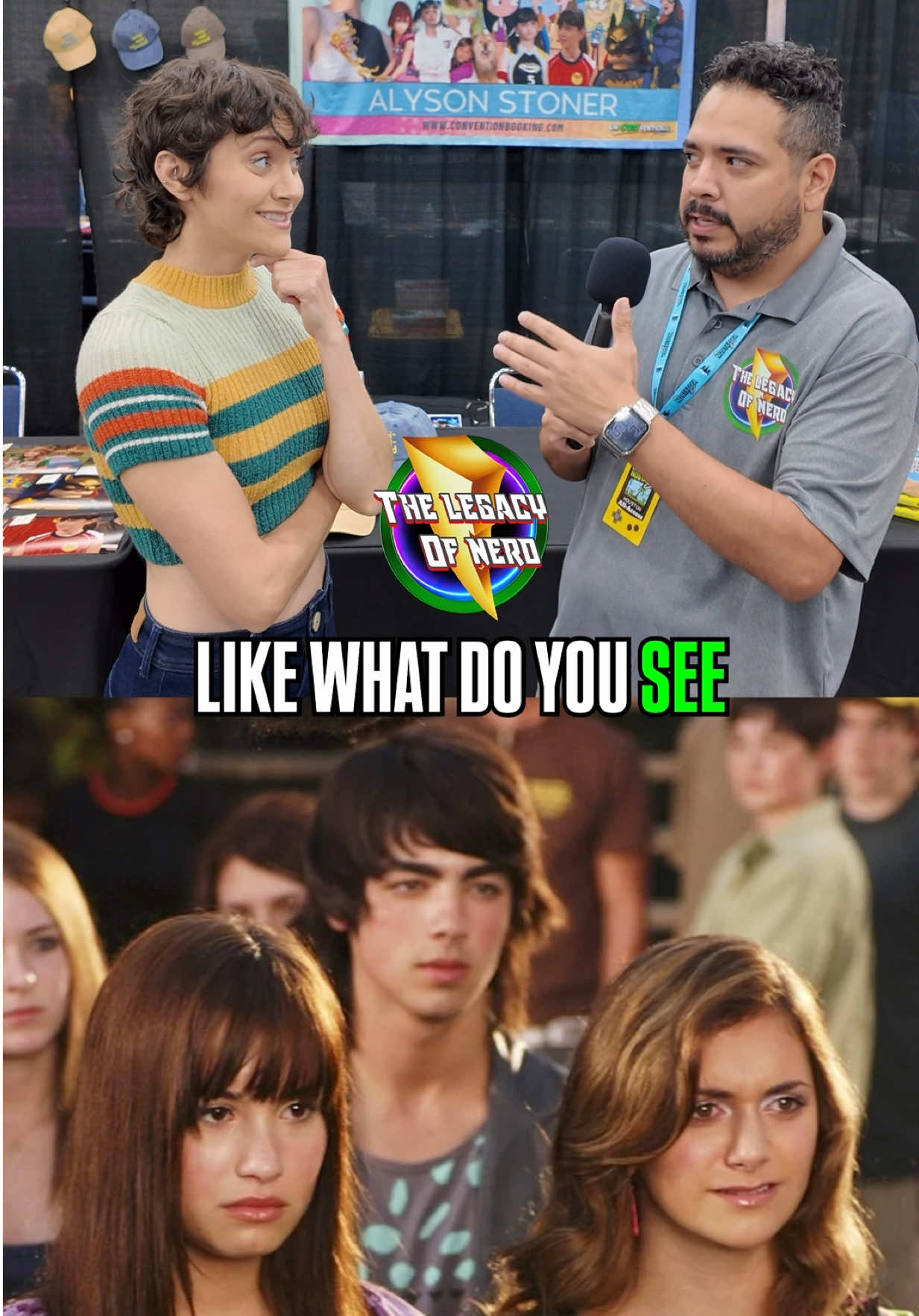 Alyson Stoner on what fans recognize her for the most out of all her roles #camprock  #kingdomhearts #phineasandferb #StepUp #alysonstoner 