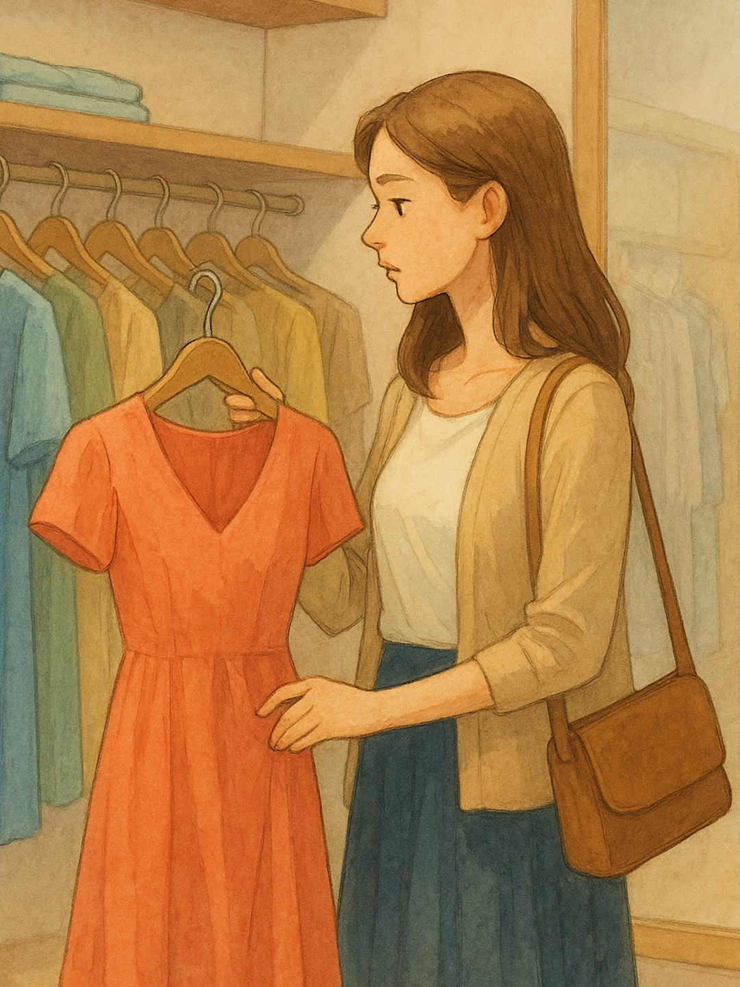 Translation: I'm buying clothes at the mall. The red dress is very pretty, but it's expensive. The black dress is a bit cheaper, but the color isn't as nice. Both dresses fit perfectly; which one should I buy? #LearnChinese #foryou #chinesedrama #mandarim #learnmadarin #mandarinlearning #brasil #china #Chine #aprenderchines #chinesefood #student #中文 #中国 #chinesegirl #EUA #unitedstates #shorthistory #hks