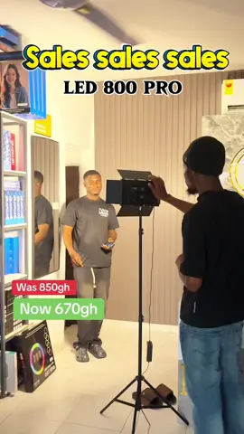 SALES SALES SALES  Led 800/880 pro   670gh  Led 600pro   550gh  We are running up to 40% discount on all the items in our shop from now till 31 December  Send a DM to order now. MKGADGETS sells and educates on equipment,content,vlogs and accessories for creators and business owners to create engaging videos. Bweware of scams! Our official Instagram account: @mkgadgets2  Tiktok Mkgadgets2  Facebook Mkgadgets2 Our shop in located at Haasto near atomic energy gate 1  Shop operate Monday to Saturday MKGADGETS on Yango,Bolt,Uber,Google map It a walk-in showroom,we do delivery and pickups Chat with us directly via the link in bio for inquiries or purchases or WhatsApp us on 053*9512*172 Thank you for choosing us❤️