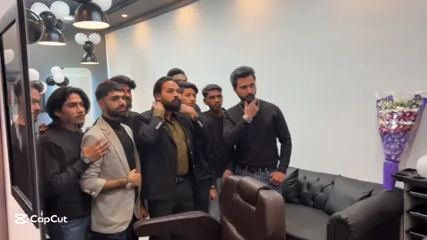 with my team                                         #buntosaloon #newbranch #foryoupage 