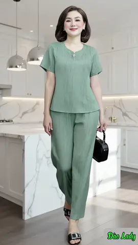 Bộ lụa trung niên mặc mát, sang #dobotrungnien #thoitrangbigsize #macdepmoingay #dobomacnha #damcuoi 