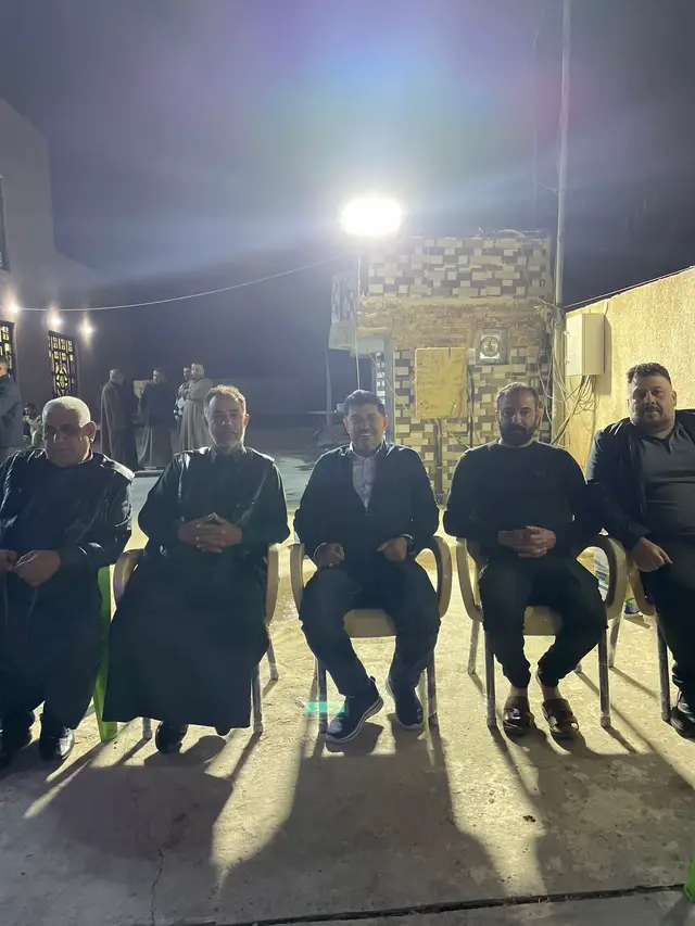 زارنا الشيخ أبو ماجد الماجدي والشيخ أبو وسام الماجدي والعم أبو شيماء الكعبي لثواب المرحوم صباح خلف جرماط الماجدي  اهلا وسهلا بكم 🩵