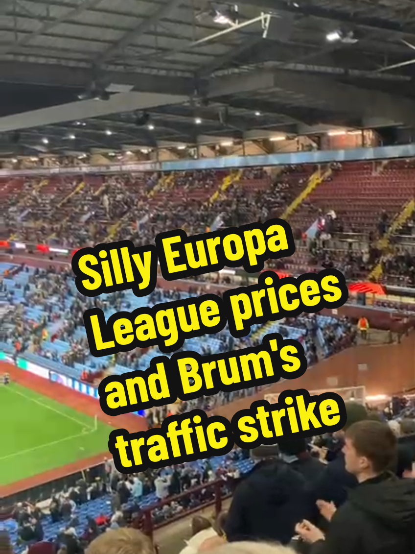 When your Europa League prices are almost double what they should be and Birmingham's traffic does it's thing. #AVFC #astonvilla  #europaleague #YoungBoys 