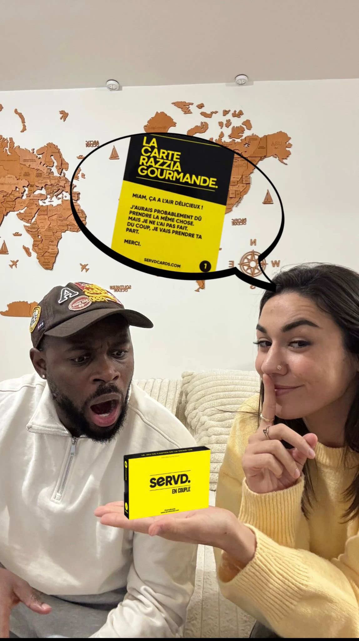 Quand tu dis que t’as pas faim.. mais que l’odeur du burger te trahit 🍔😂 Noé vient officiellement de se faire SERVD. @SERVDCARDS #servdcards  Collaboration Commerciale