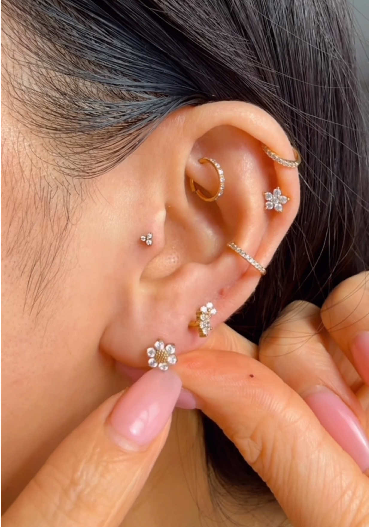 Build your dream Flower Ear Stack 🌸✨ Black Friday is here — mix & match your fav flower earrings + get 30% OFF. Shop now at www.impuria.com  — discount auto-applies in cart. Sale ends soon… get in before it’s gone 🖤 . . . . . #e#earpiercingse#earringspiercings 