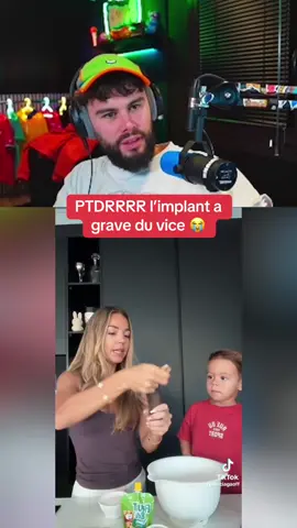 PTDRRRR l’implant a grave du vice 😭