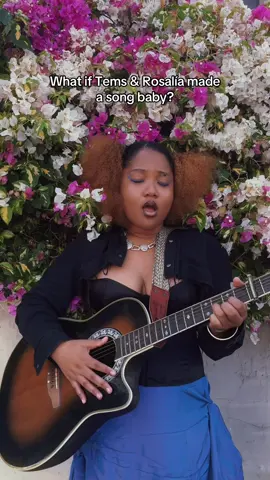 What if Tems and Rosalía made a song baby? Boy O Boy x Reliquia (Cover) Wouldn’t it be cool if @Tems or @La Rosalia saw this? (¿por qué no los dos?)Help me share this out into the ether my people ☺️🌹 Also get you a neighbor who will cross the street to shoot you🙂‍↕️🙂‍↕️ @Enyo ate this #tems #lux #rosalia #borninthewild #guitarcover 